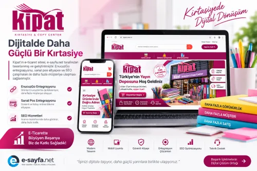 Kipat – E-Ticaret, EnucuzGo Entegrasyonu, Sanal POS & SEO Projesi