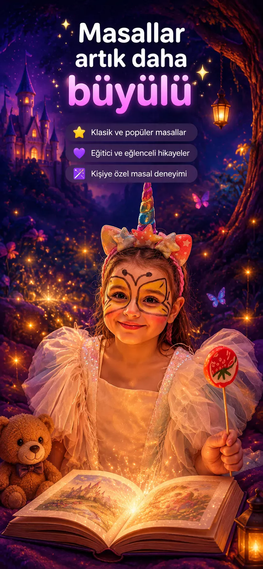 My Masal AI Yayınlandı. Yapay Zeka ile Çocuklarınıza Özel Masallar