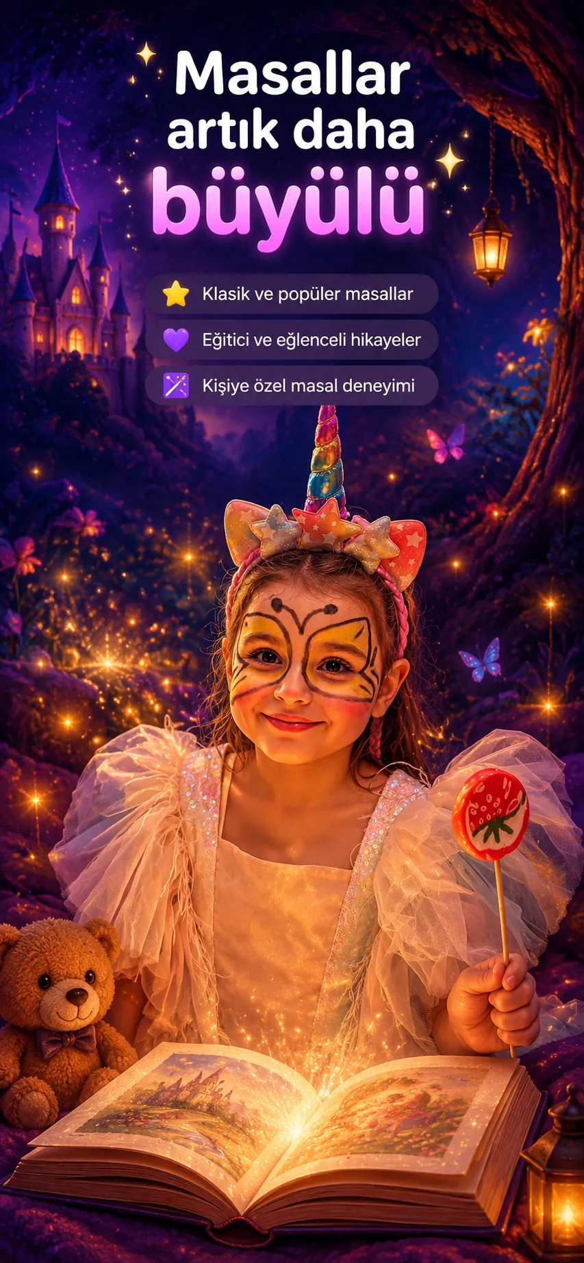 My Masal AI Yayınlandı. Yapay Zeka ile Çocuklarınıza Özel Masallar